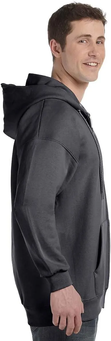 Hanes Men's Ultimate Full-Zip Hoodie, Men's Hooded Fleece Sweatshirt with Zipper