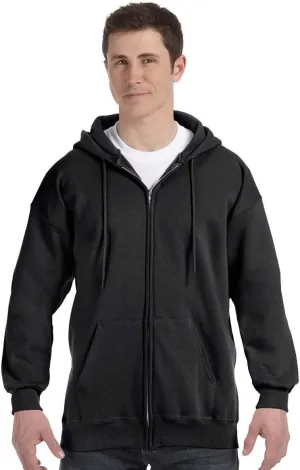 Hanes Men's Ultimate Full-Zip Hoodie, Men's Hooded Fleece Sweatshirt with Zipper