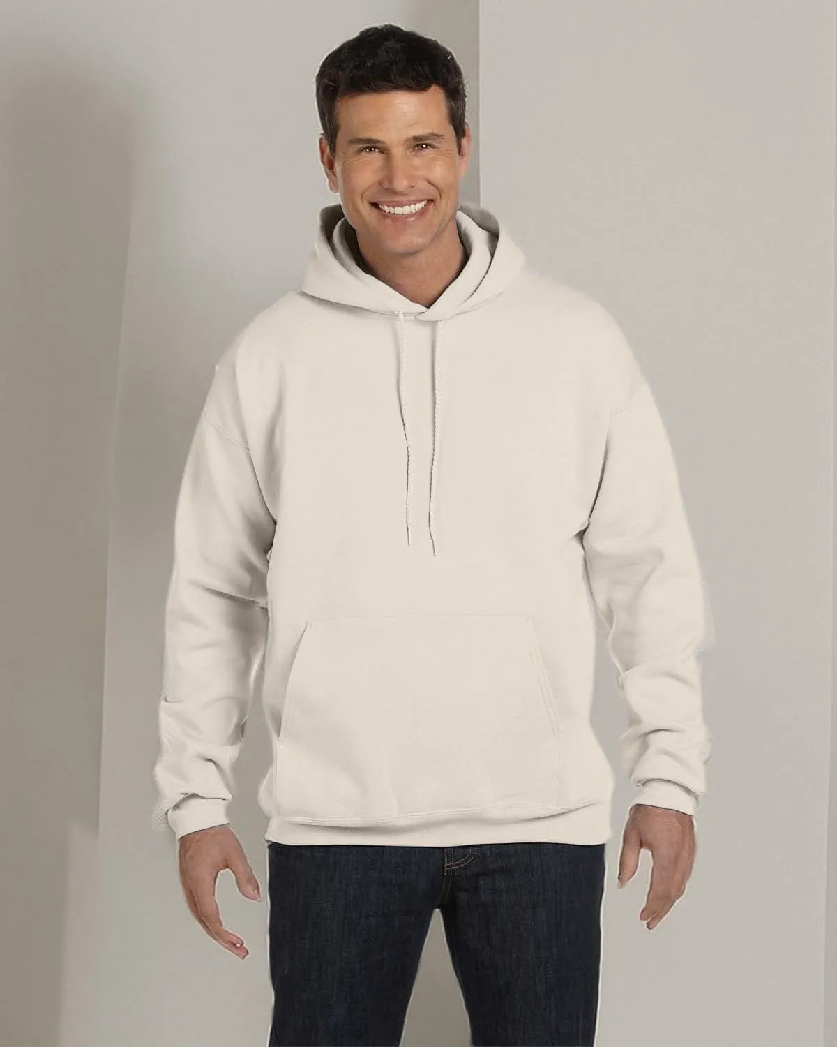 Hanes Men's Ultimate Sweatshirt, Heavyweight Fleece Hoodie, Cotton Sweatshirt for Men