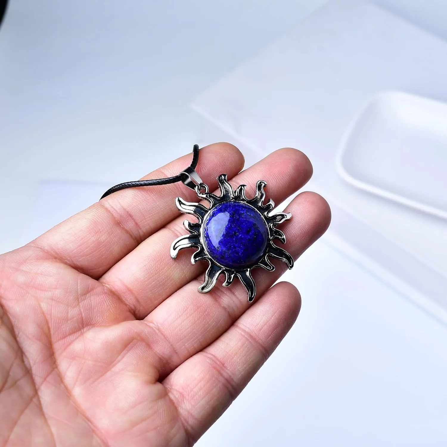 Healing Crystal Pendant Spirit Chakra Vintage Gem Jewelry Gift For Men and Women