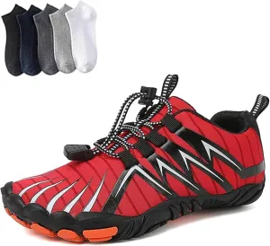 Hiking Womens Men, Pro Barefoot Shoes with Wide Toe Box, Healthy and Non-Slip Breathable Barefoot Shoes