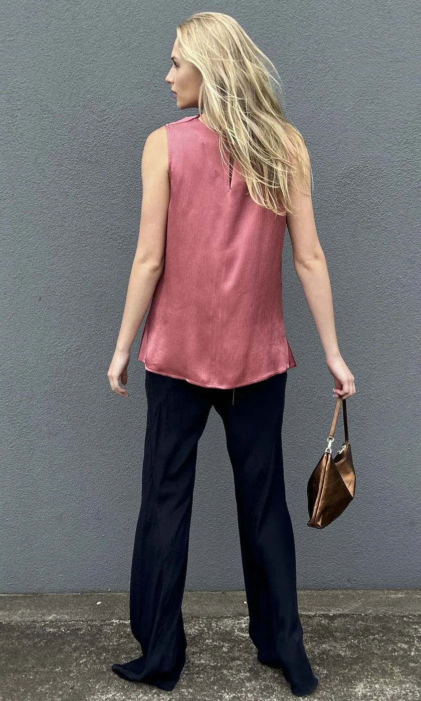 Hoss Solange Cowl Neck Top -Light Rose