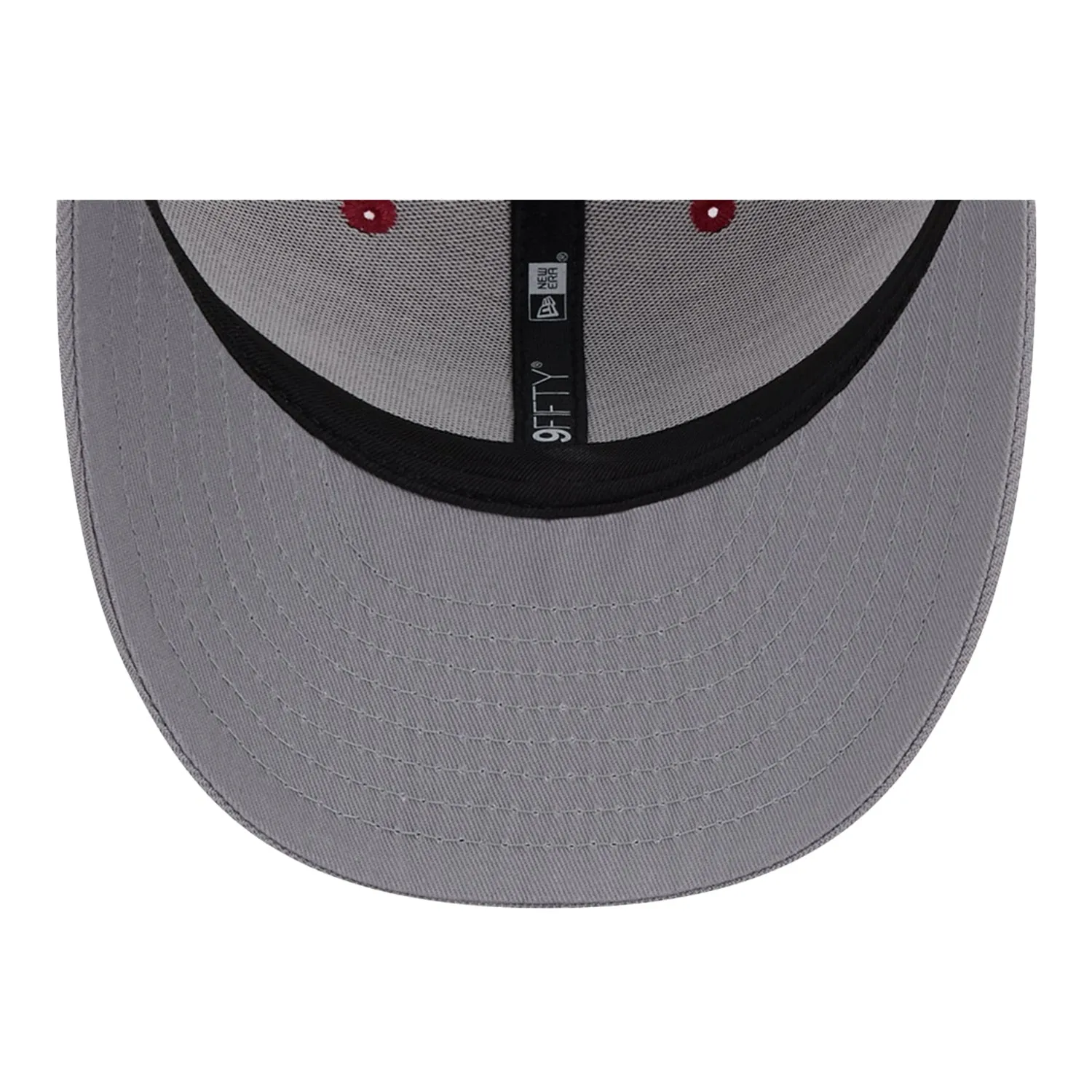 Indiana Hoosiers Round Throwback Mesh Crimson Adjustable Hat