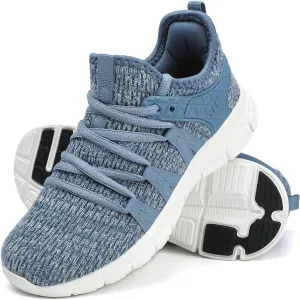 INZCOU Running Shoes Lightweight Tennis Shoes Non Slip Gym Workout Shoes Breathable Mesh Walking Sneakers