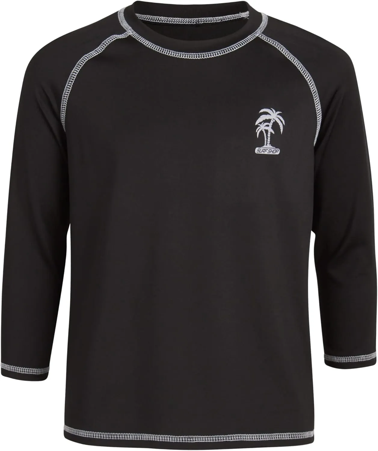 iXtreme Boys Swim Shirt - UPF50  Sun Shirt Long Sleeve Rash Guard for Boys - Quick Dry Toddler and Big Kids Swim Top (2T-20)