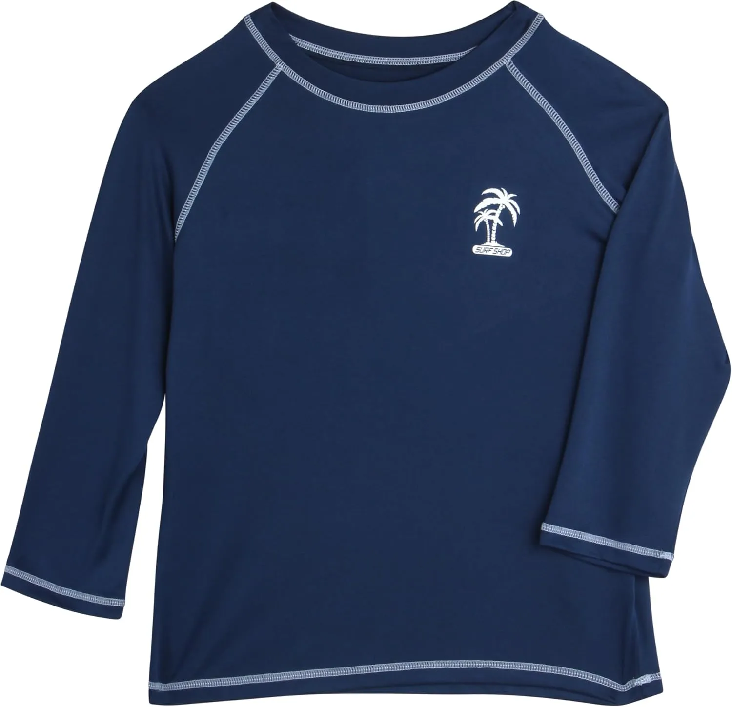 iXtreme Boys Swim Shirt - UPF50  Sun Shirt Long Sleeve Rash Guard for Boys - Quick Dry Toddler and Big Kids Swim Top (2T-20)