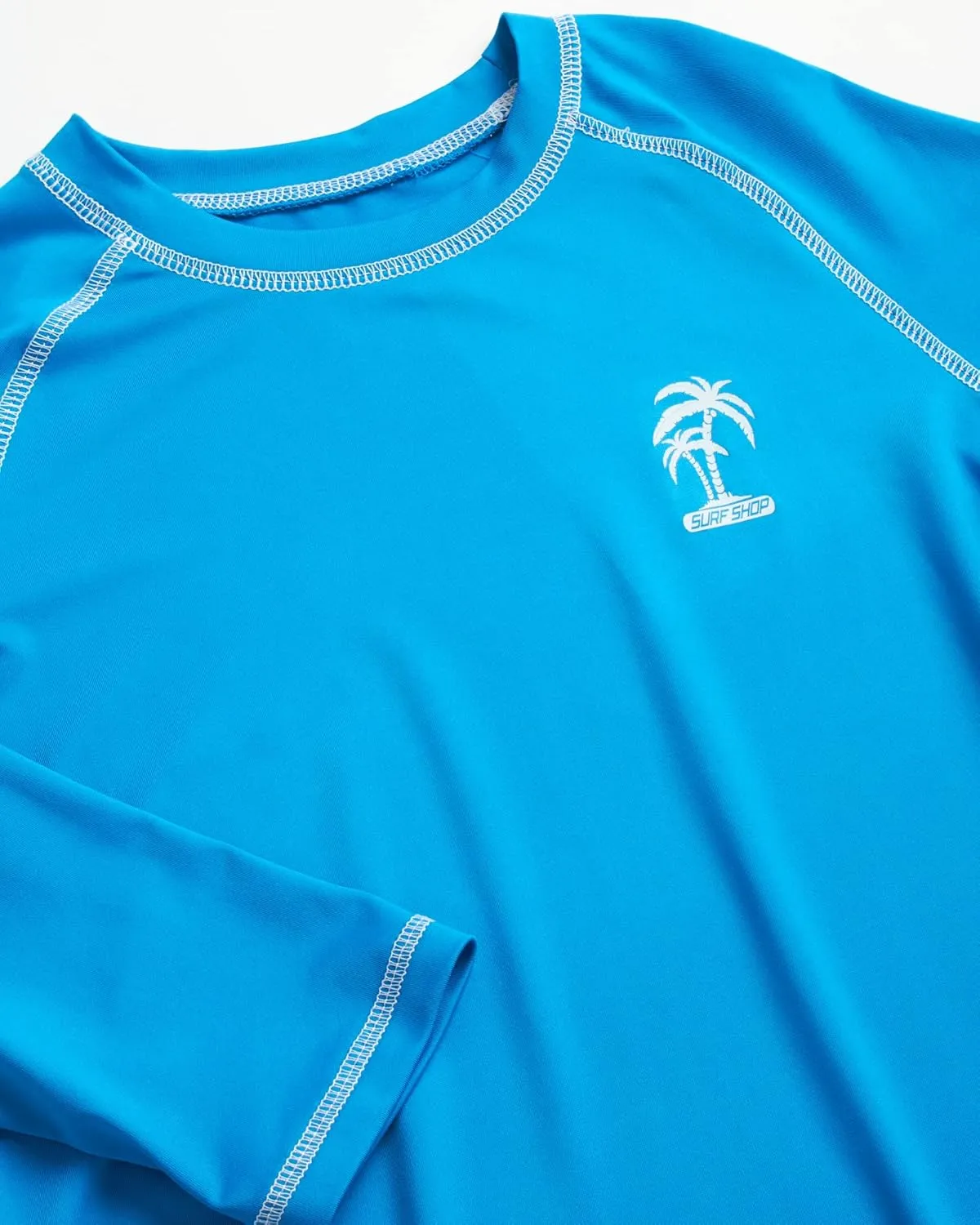 iXtreme Boys Swim Shirt - UPF50  Sun Shirt Long Sleeve Rash Guard for Boys - Quick Dry Toddler and Big Kids Swim Top (2T-20)