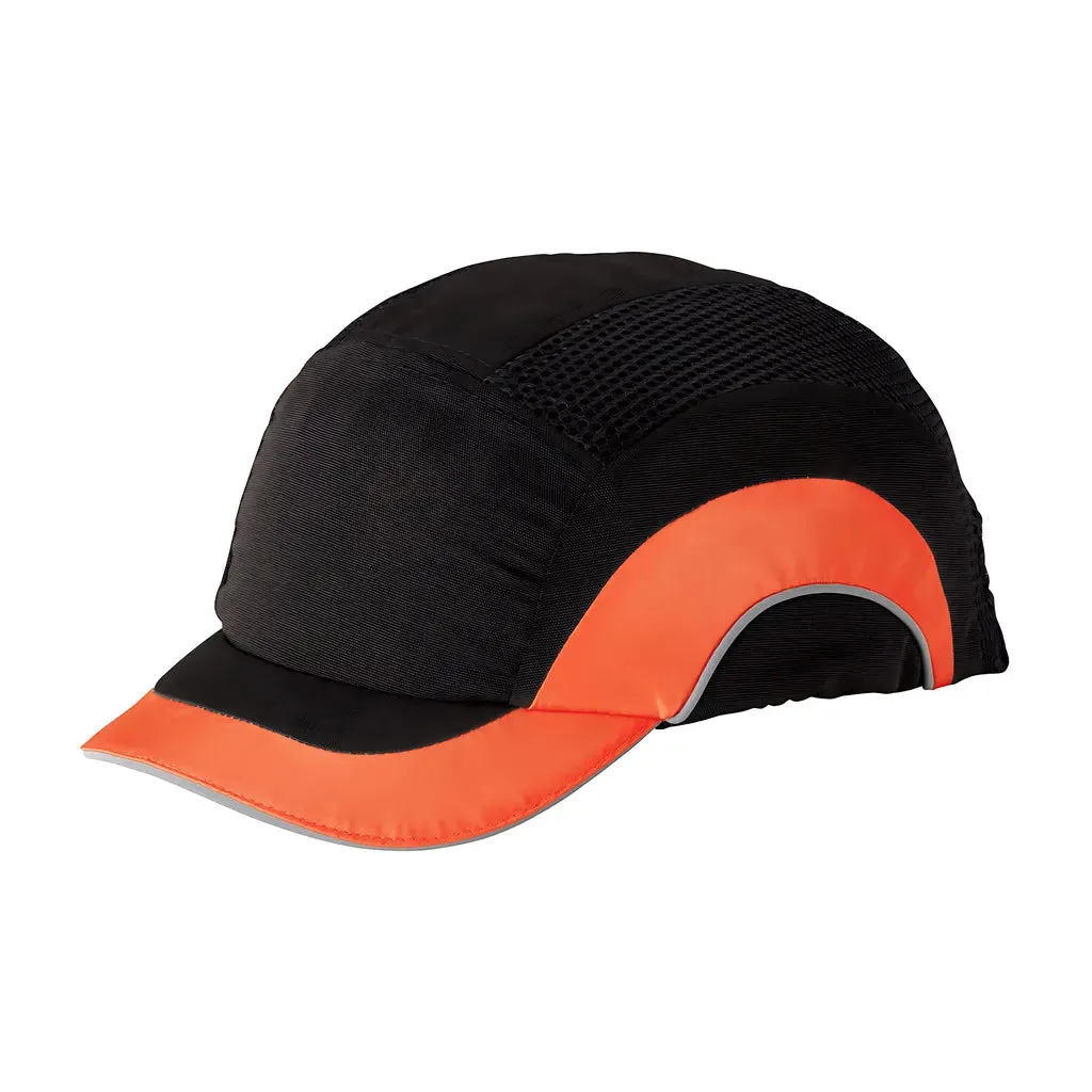 JSP 282-ABS150-18 Baseball Style Bump Cap with HDPE Protective Liner and Adjustable Back - Short Brim