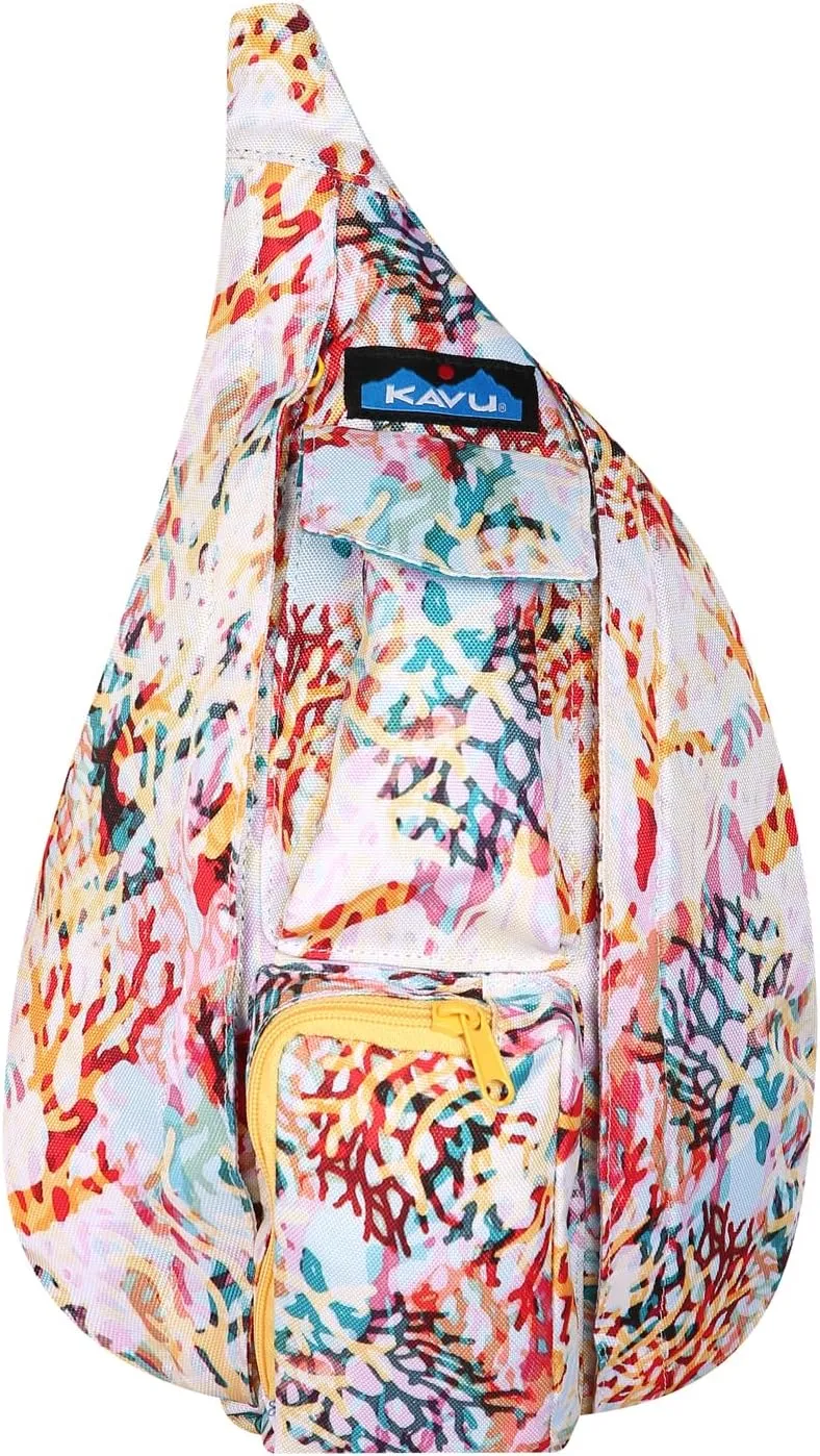 KAVU Mini Rope Sling Pack with Adjustable Rope Shoulder Strap