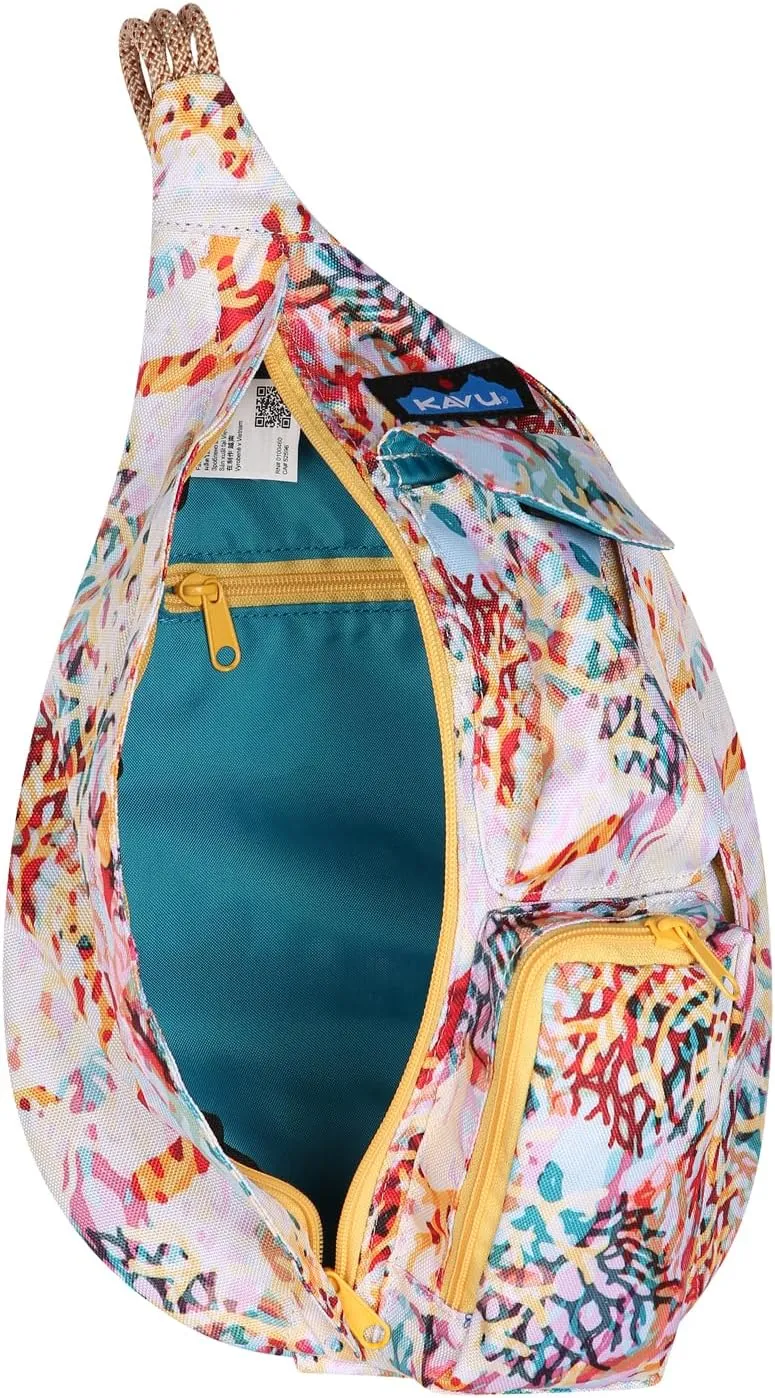 KAVU Mini Rope Sling Pack with Adjustable Rope Shoulder Strap