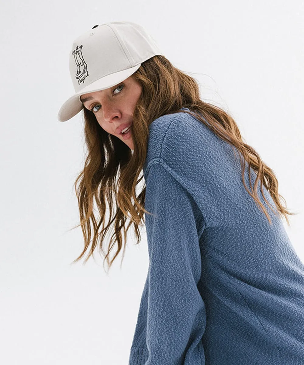 Keep It Up Cowgirl Canvas Trucker