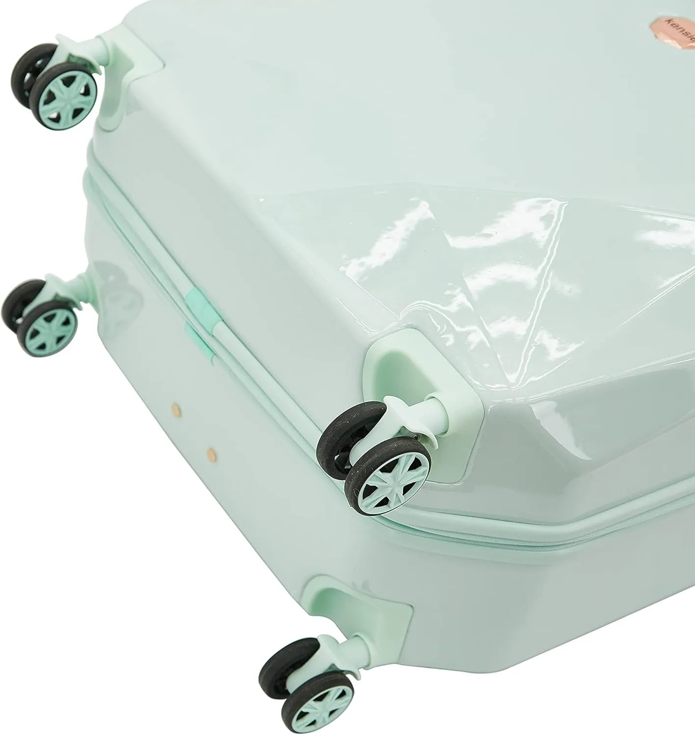 kensie Women's Gemstone Luggage, Mint, 2 Piece Set (28"/20")