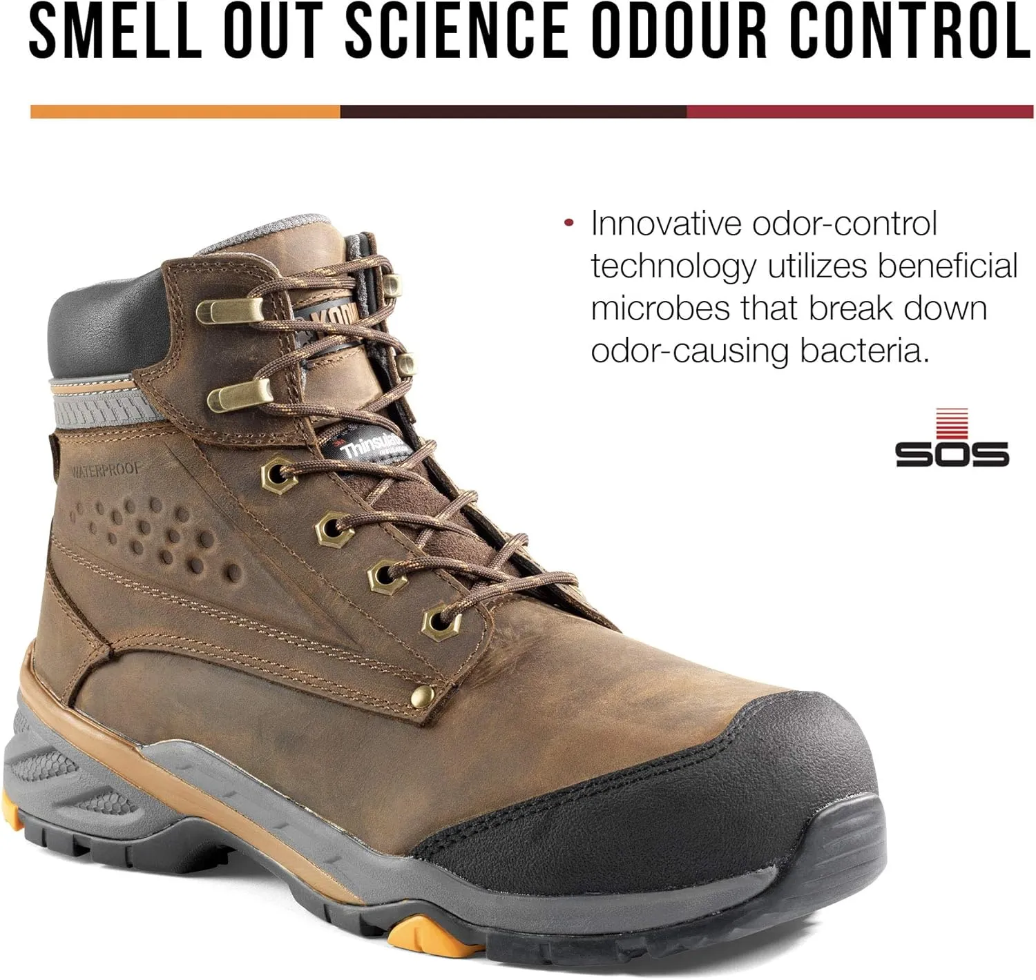 Kodiak Men's 6 in Crusade Ct Waterproof ASTM Industrial Boot