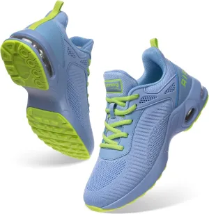 KPP Running Shoes for Women, Navy Blue and Pink, Breathable Mesh Upper