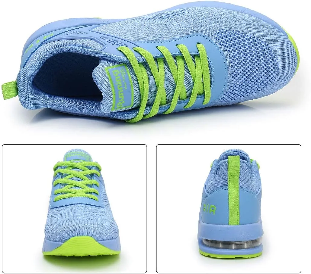 KPP Running Shoes for Women, Navy Blue and Pink, Breathable Mesh Upper