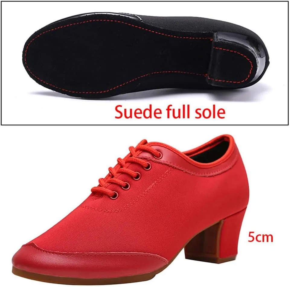 Ladies Ballroom Dance Shoes, Latin Salsa Tango Dancing Shoes for Female Breathable Performance Shoes