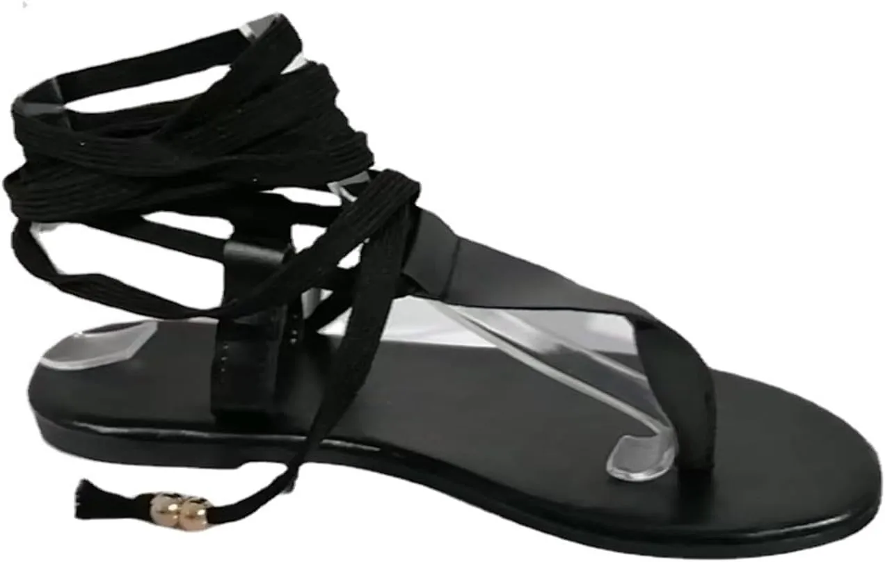 Ladmiple Sandals for Women 2023 Dressy Summer Fashion Strappy Crystal Sandal Casual Beach Party Open Toe Slipppers Shoes