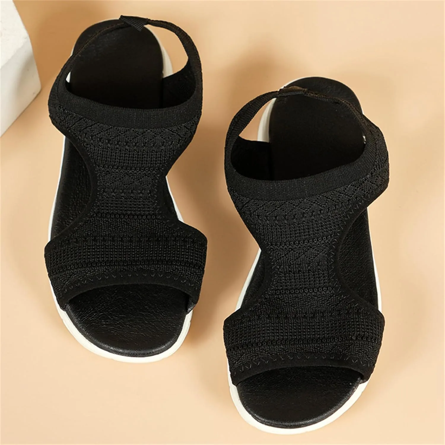 Ladmiple Sandals Women Comfortable Walking Orthopedic Arch Support Flip Flops Soft Summer Beach Shoes Dressy Orthotic Slides