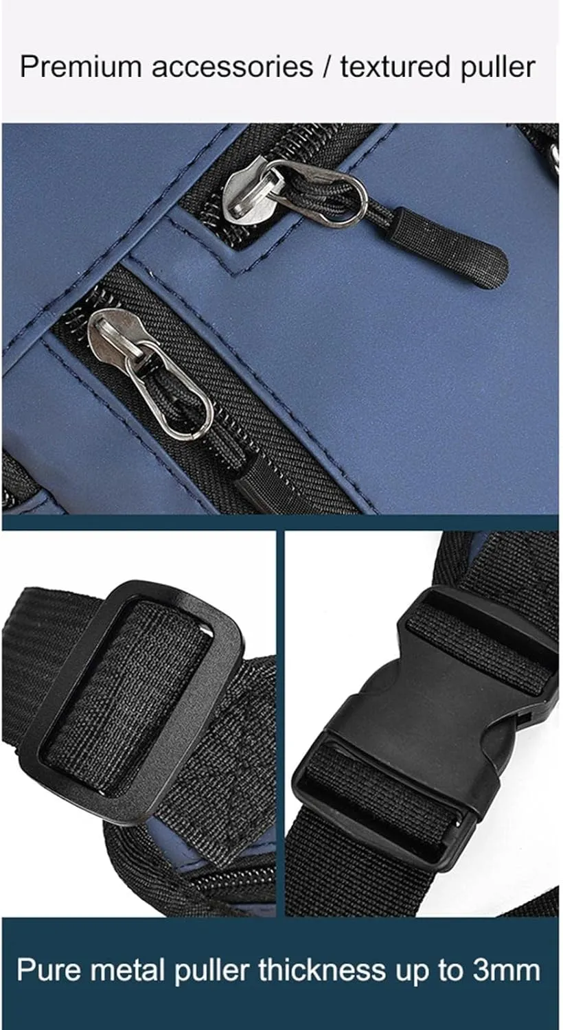 Leg Bag Outdoor Drop Thigh Bag Motorcycle Waist Bag Multi Pockets Design Fashion Pack Bag for Bike Riding Cycling Hiking Outdoor Travel Camping Casual Daypack (Blue)