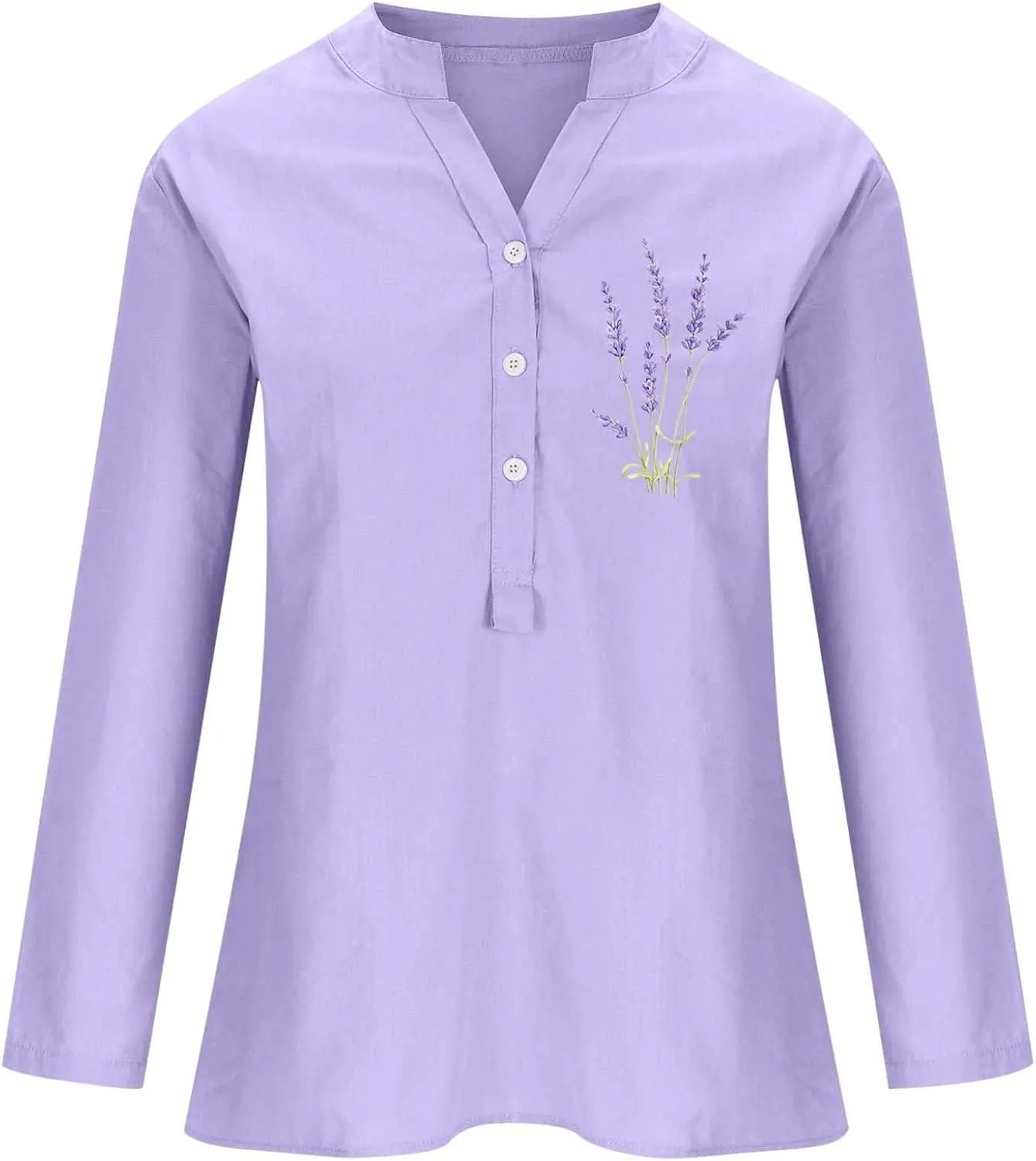 Linen Clothes for Women Linen Clothes for Women Down Blouses Tops Black Button Up Shirt Top Long
