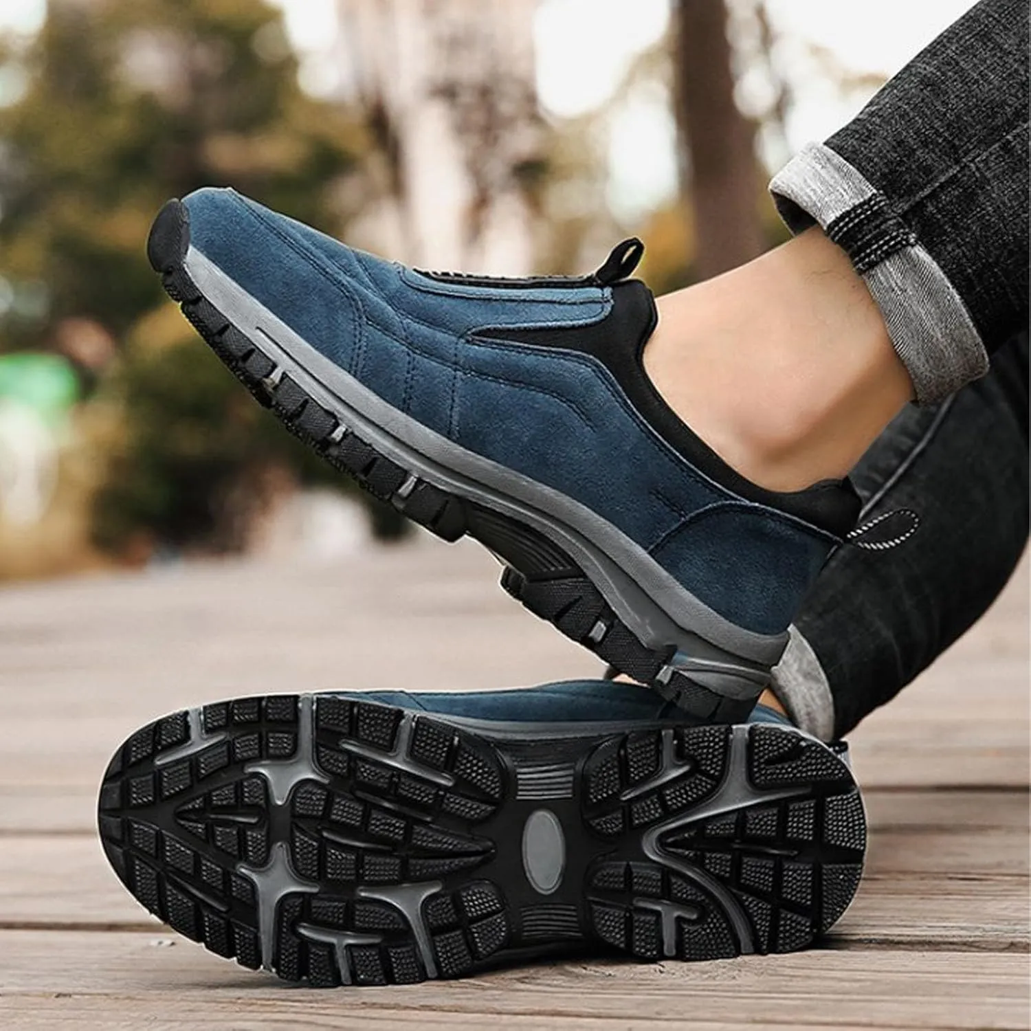 Lunashinex Knitted Sneakers, Women's Thick-Soled Suede Sneakers, Orthopedic Shoes Women Men, Daladder Walking Shoes