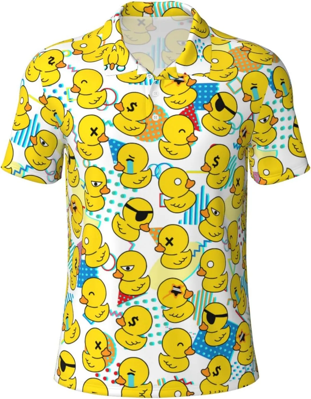 Mens Golf Shirts Funny Golf Shirts for Men Polo Shirts Casual Short Sleeve Performance Moisture Wicking Quick Dry Fit Polos