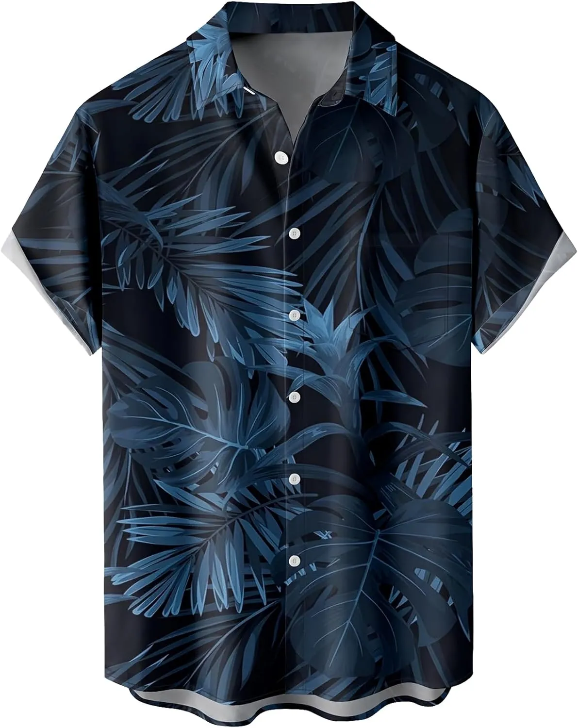 Mens Hawaiian Shirts Regular fit Short Sleeve Button Down Shirt Tropical Holiday Beach Printed Shirts