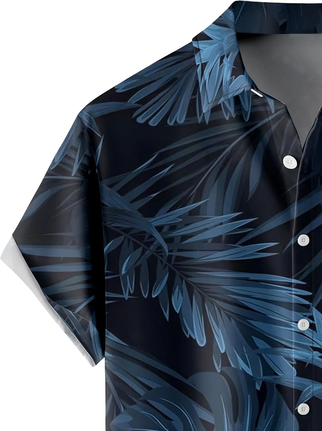 Mens Hawaiian Shirts Regular fit Short Sleeve Button Down Shirt Tropical Holiday Beach Printed Shirts