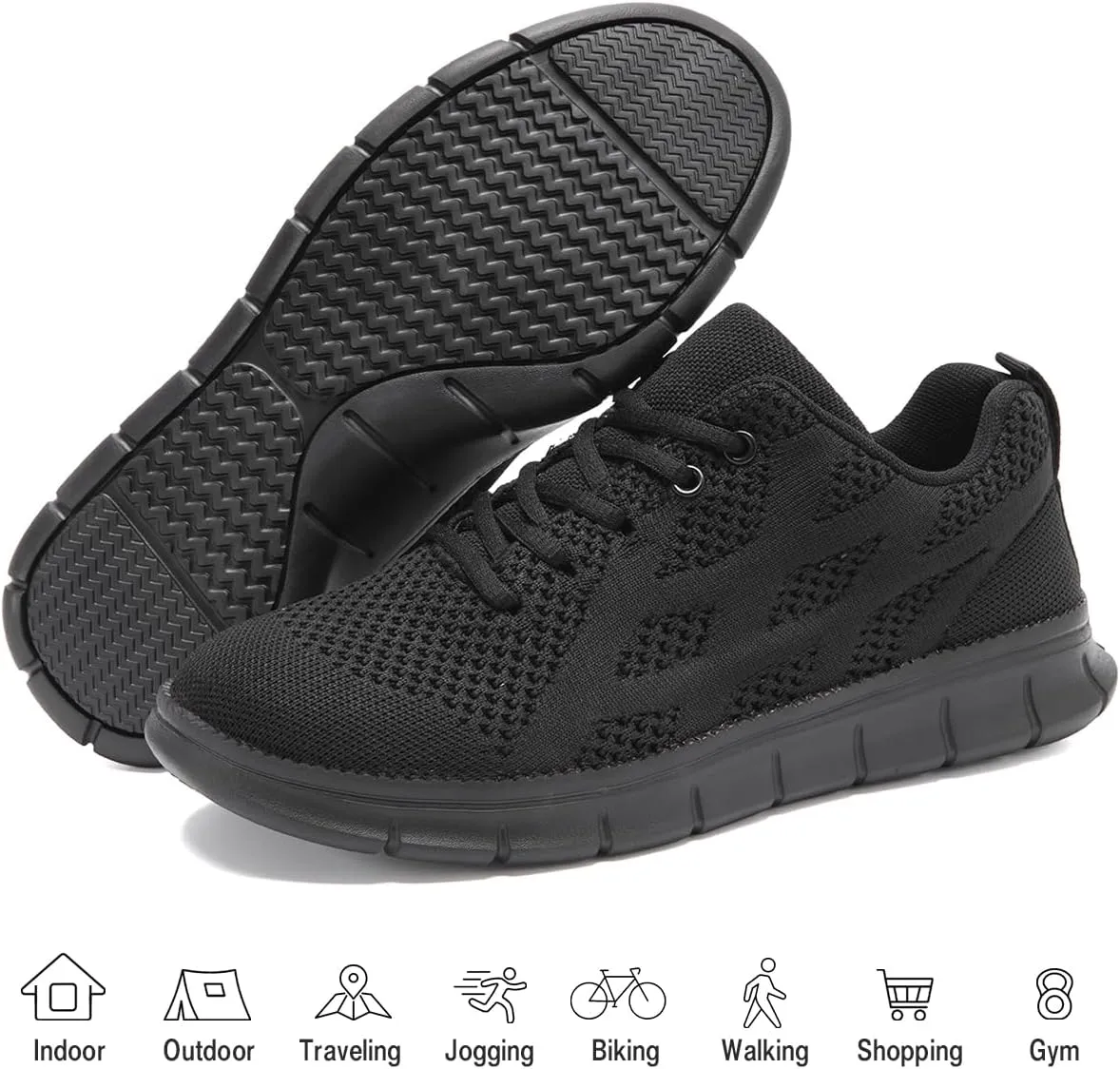 Mens Running Shoes Slip On Sneakers Walking Tennis Gym Athletic Sports Fashion Casual Breathable Shoes