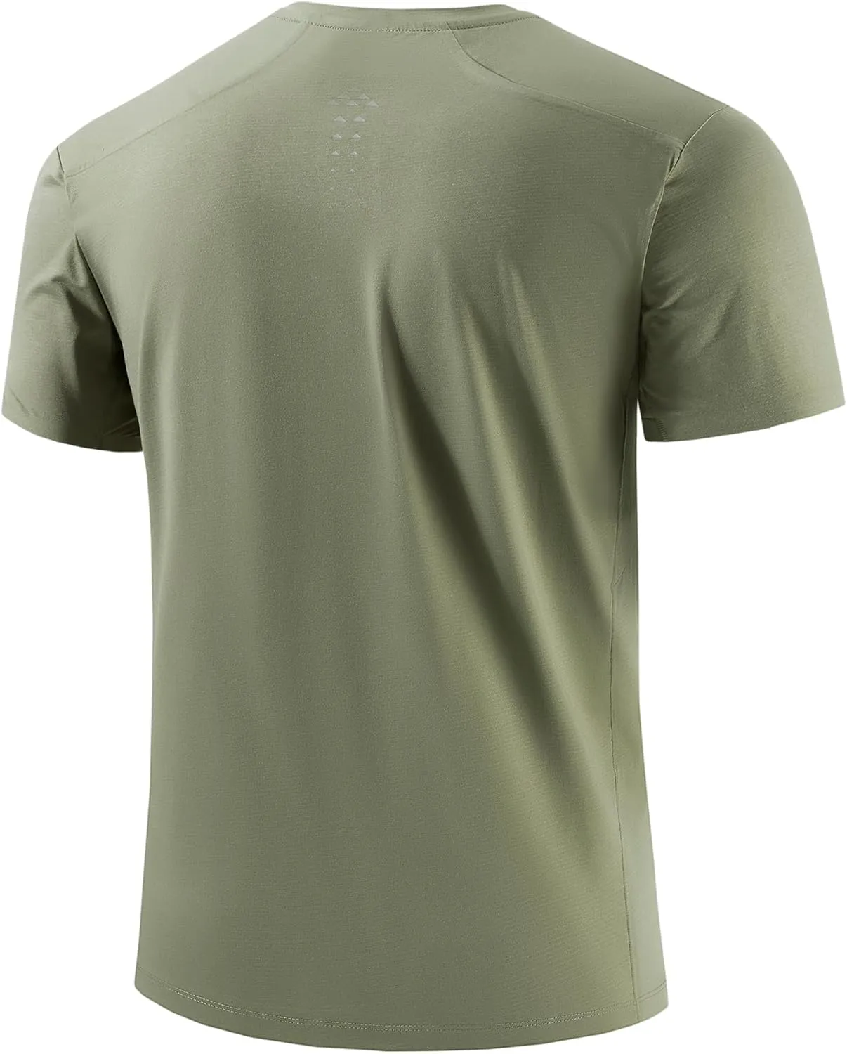 Mens Seamless T-Shirts Light Weight Moisture Wicking Running Workout Pickleball Shirts for Men