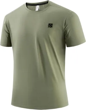 Mens Seamless T-Shirts Light Weight Moisture Wicking Running Workout Pickleball Shirts for Men