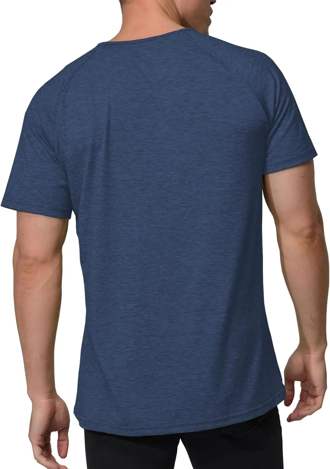 Men's Short Sleeve Crewneck Graphic Tee Believe Cross Print Christian Shirts Workout Shirts