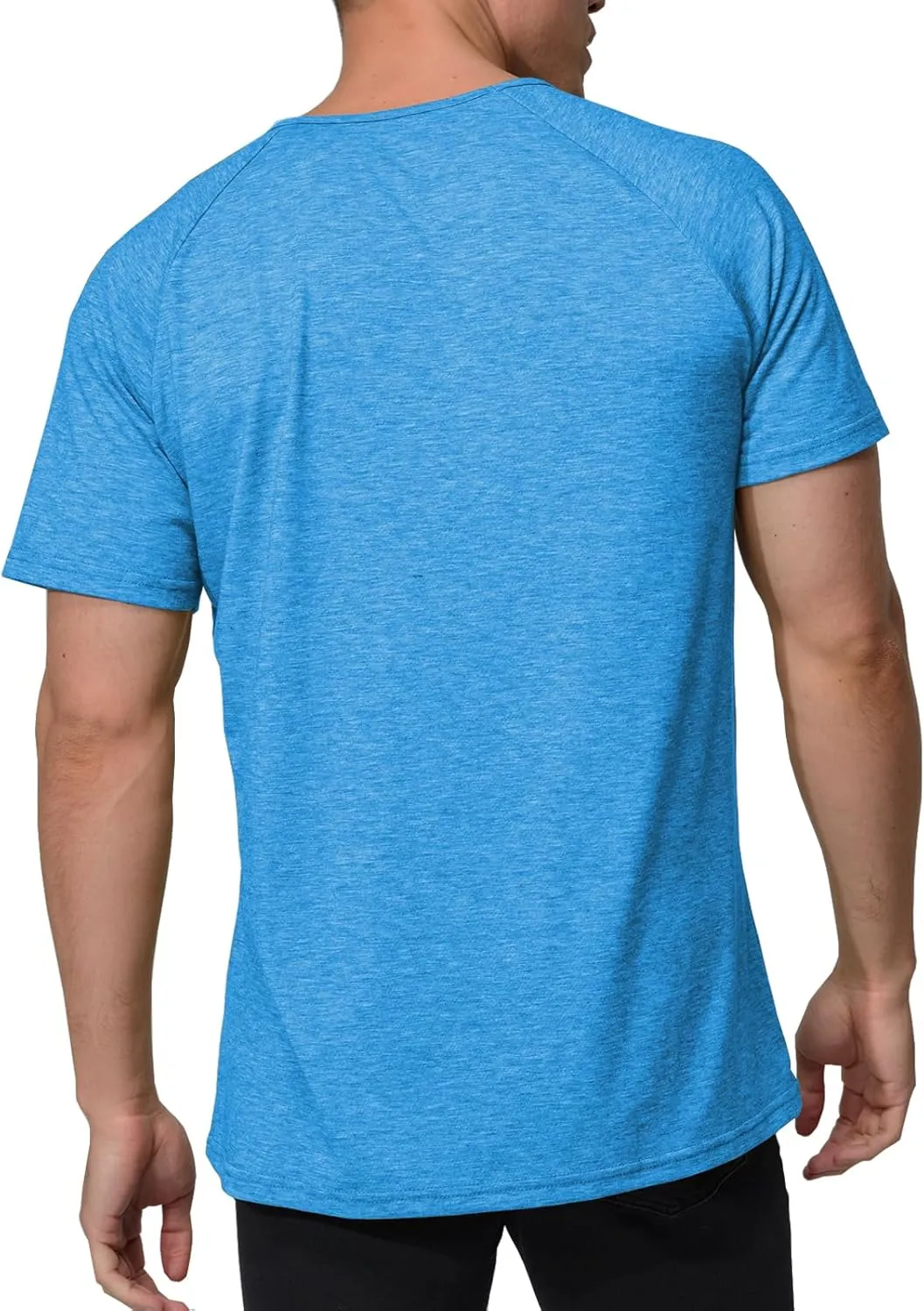 Men's Short Sleeve Crewneck Graphic Tee Believe Cross Print Christian Shirts Workout Shirts
