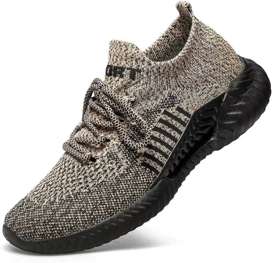 Mens Slip On Running Shoes for Men Breathable Lightweight Walking Shoes Sport Fashion Sneakers