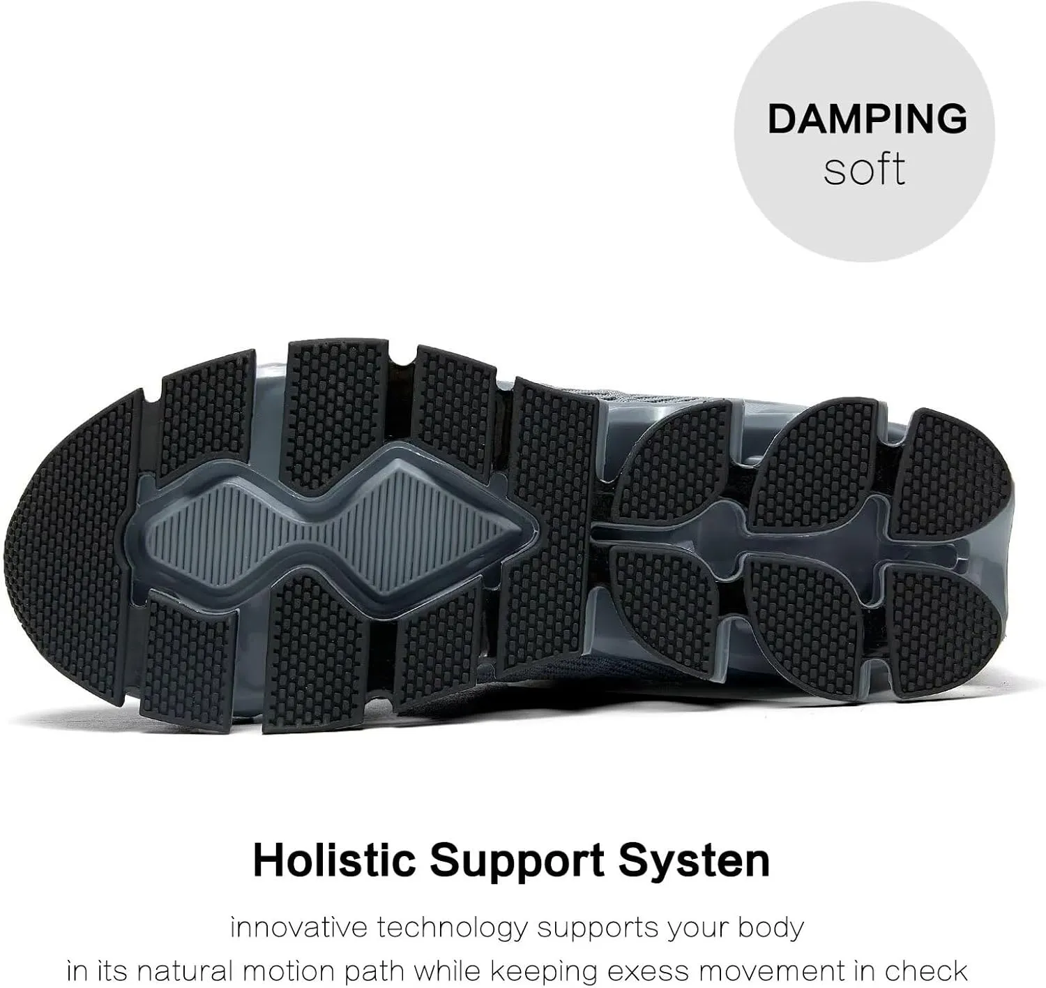 Mens Slip On Walking Shoes Blade Non Slip Tennis Running Shoes Lightweight Workout Breathable Mesh Fashion Sneakers