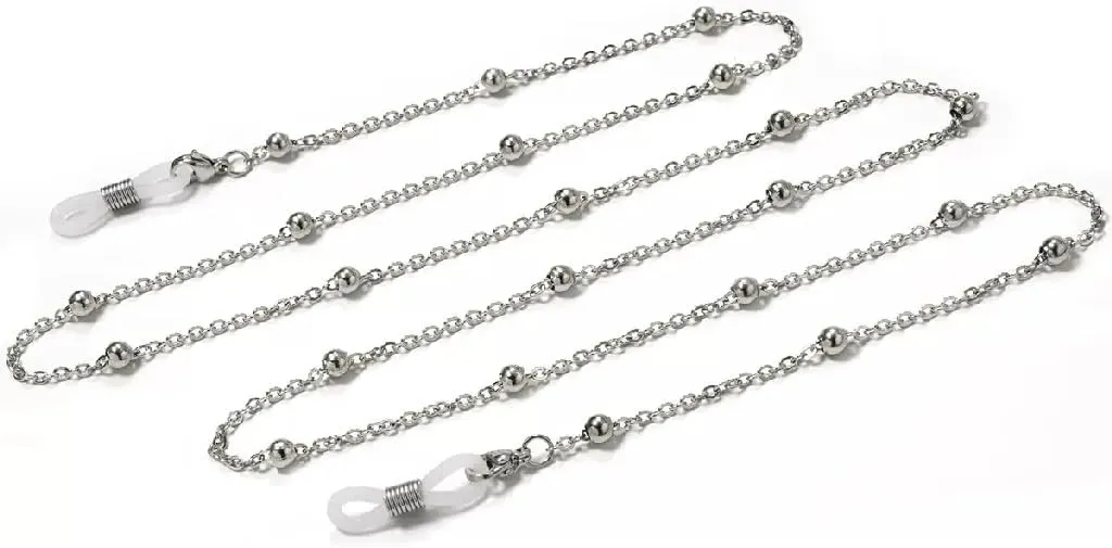 Metal Glasses Chain Sunglasses Neck Chain Earphone Chain(Rose Gold)