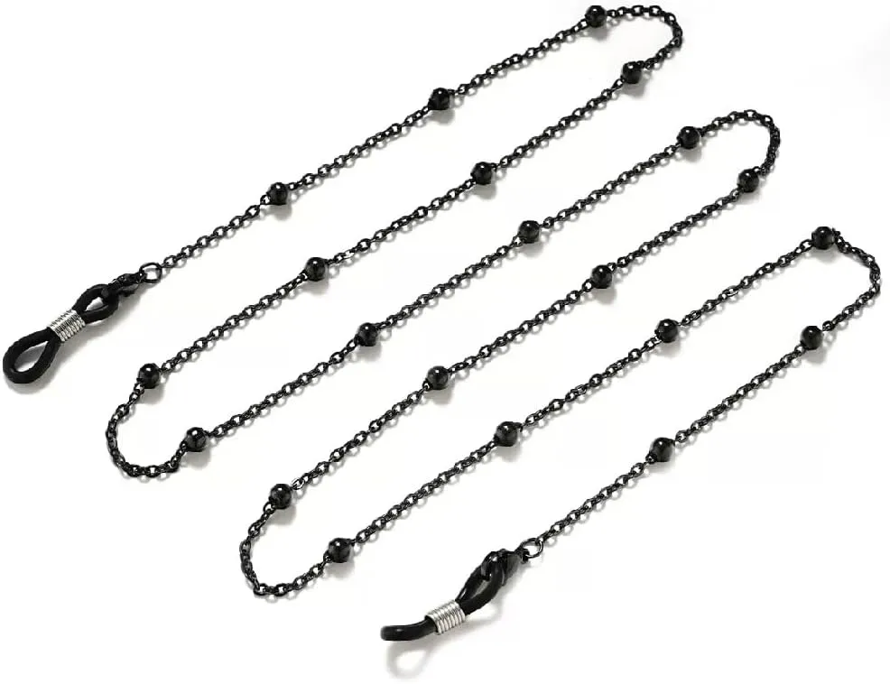 Metal Glasses Chain Sunglasses Neck Chain Earphone Chain(Rose Gold)