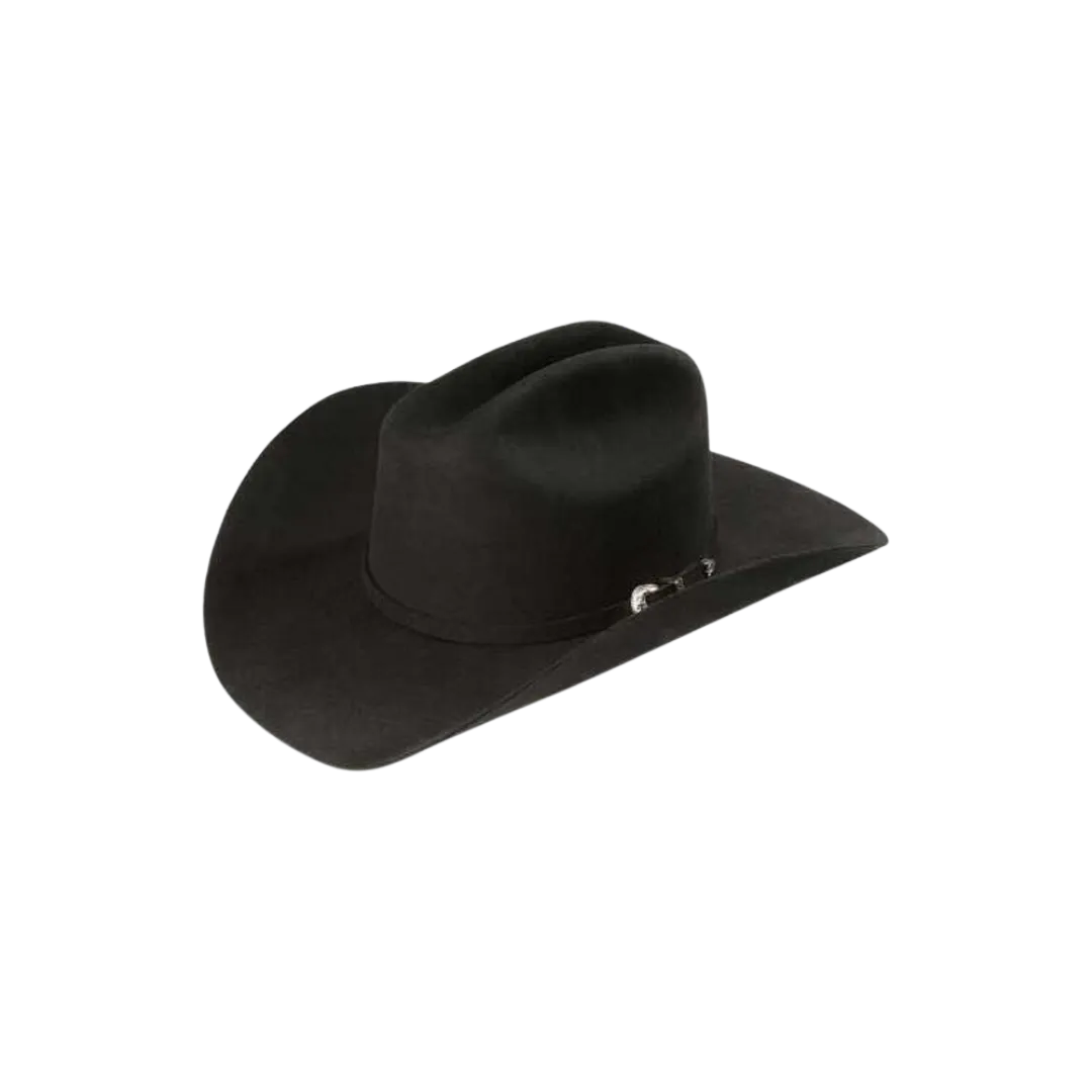Milano Men's Justin Rodeo 3x Wool Black Hat