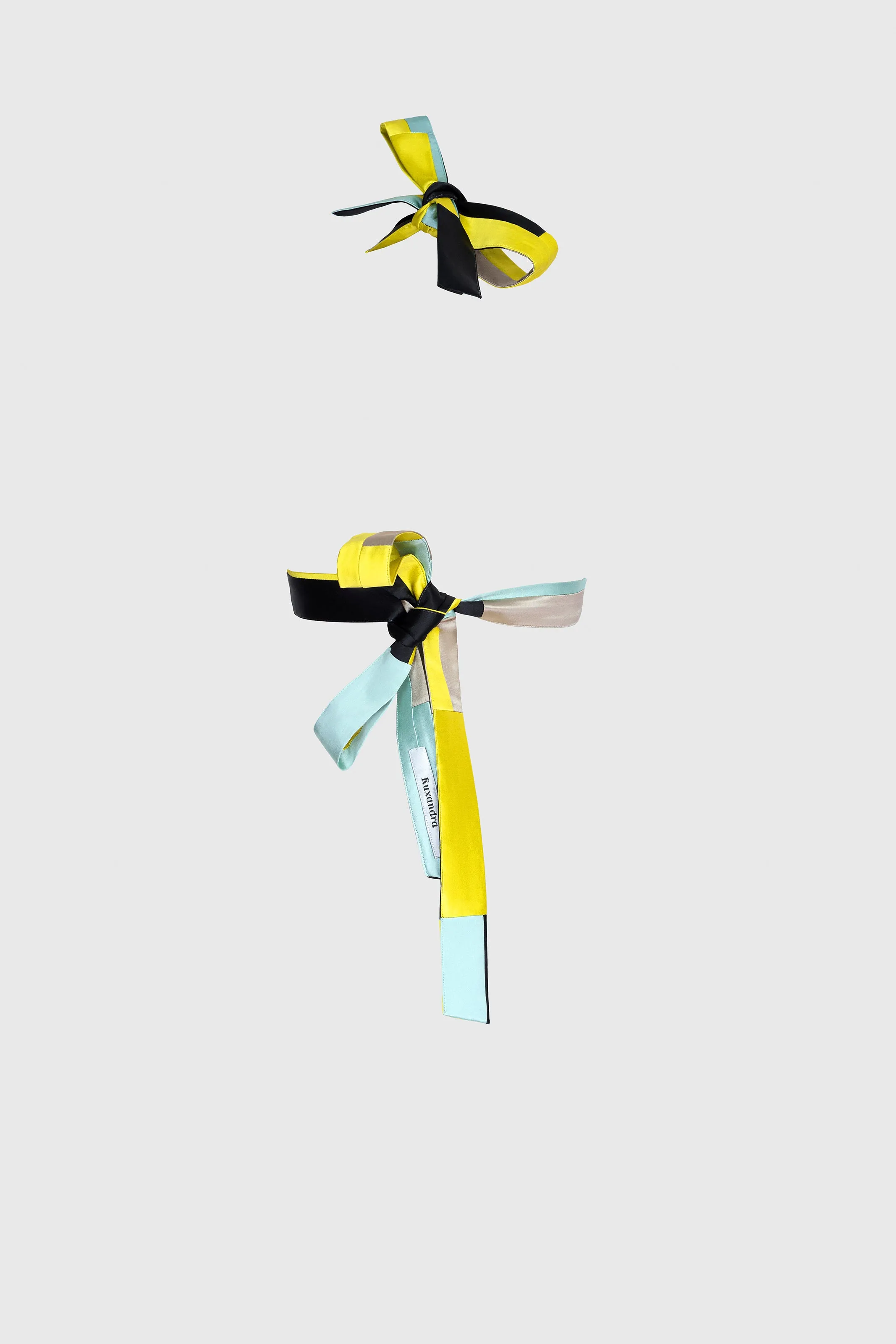 Multicolor Bra - Lemon Yellow and Turquoise