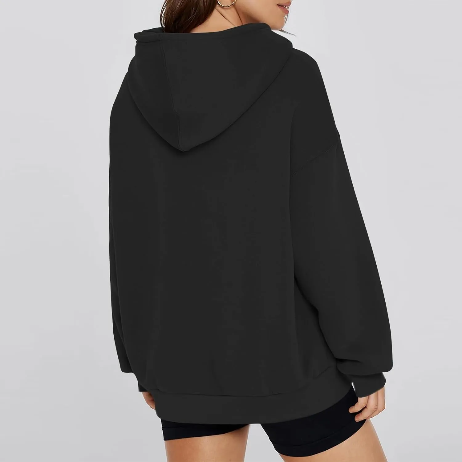 NBXNZWF Women's Oversized Hoodies 2025 Fall Y2K Clothes Long Sleeve Casual Loose Pullover Hooded Sweatshirts with Pocket