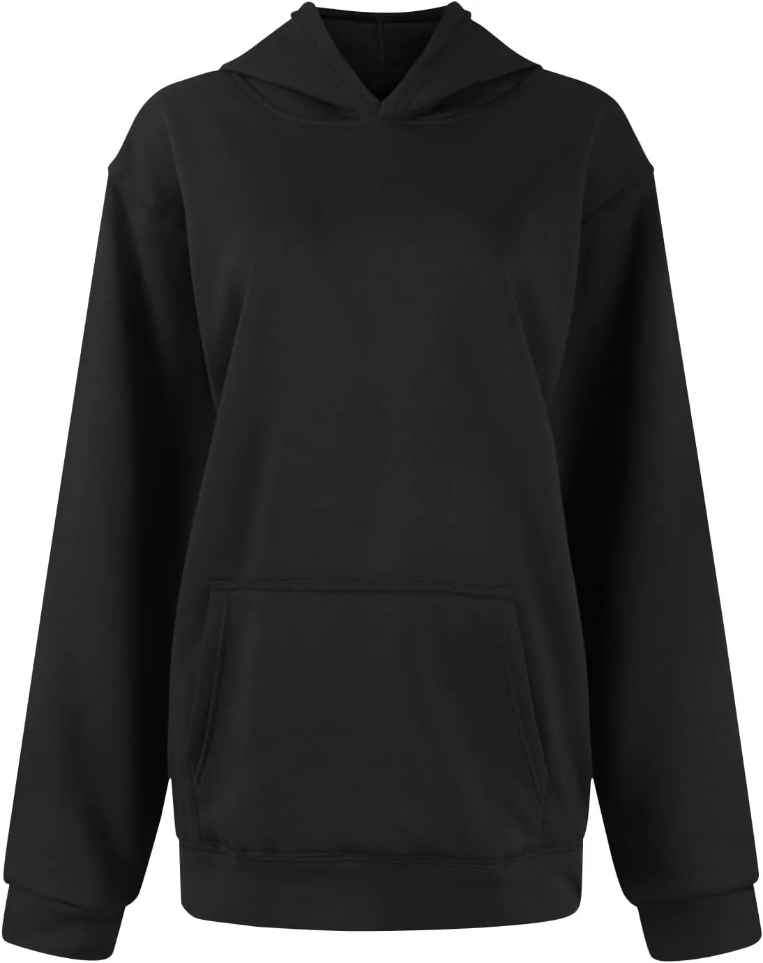 NBXNZWF Women's Oversized Hoodies 2025 Fall Y2K Clothes Long Sleeve Casual Loose Pullover Hooded Sweatshirts with Pocket
