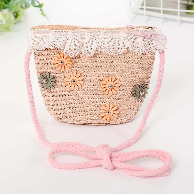 New cute children's hats, summer, sun-sunscreen, beach, hats, Japanese, cute, baby, straw hat manufacturer wholesale