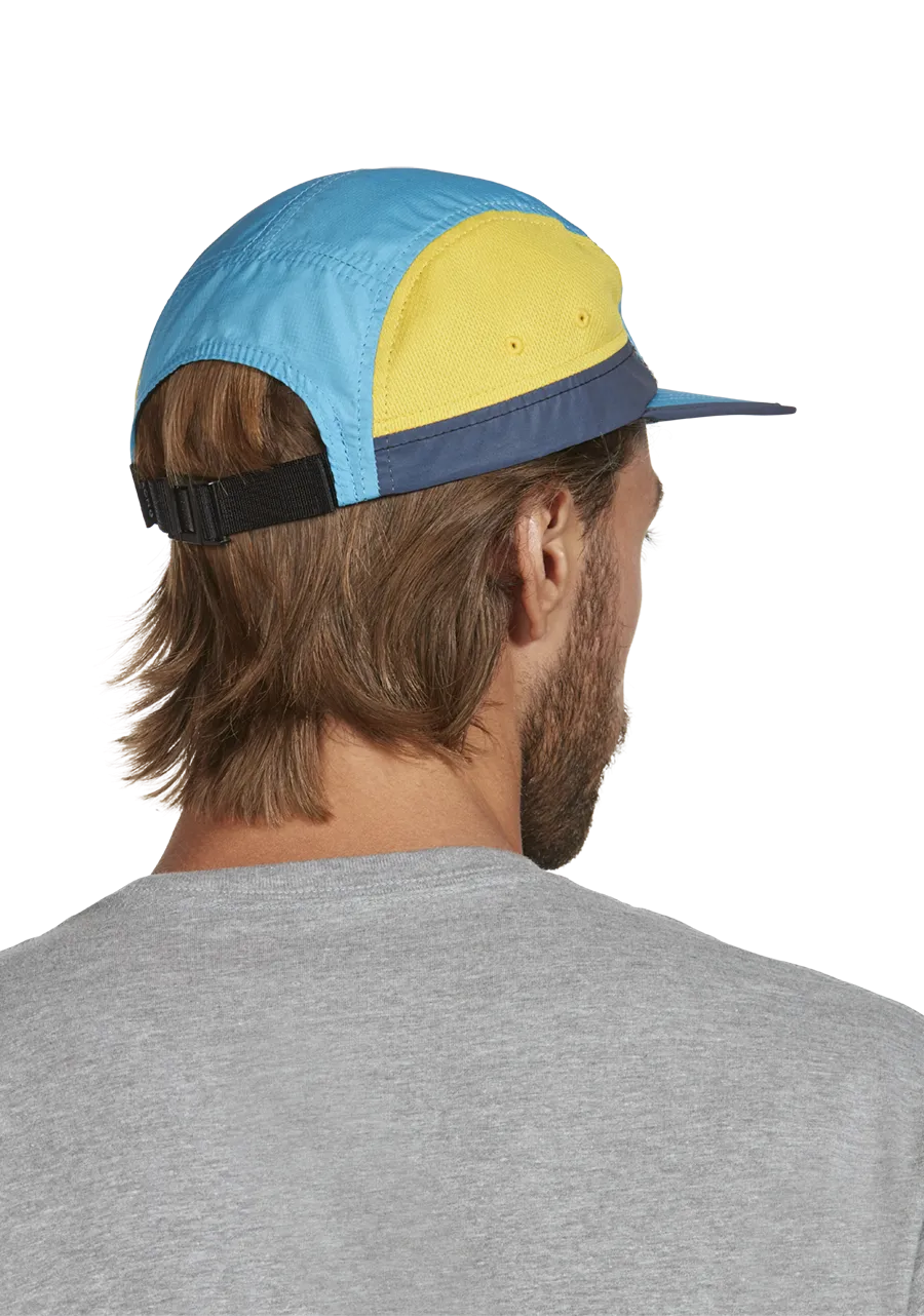 Night Runner Strapback Hat - Aqua / Yellow