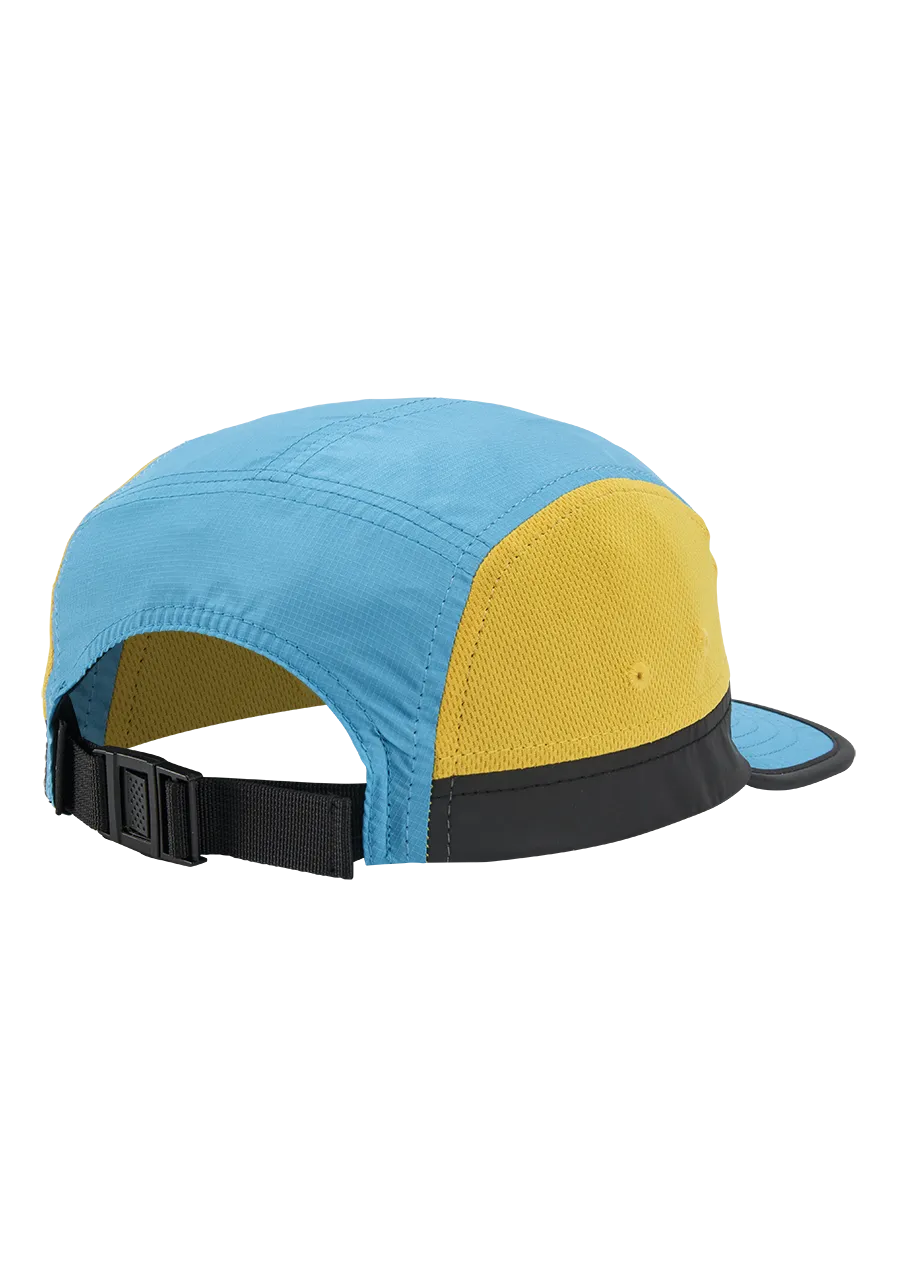 Night Runner Strapback Hat - Aqua / Yellow