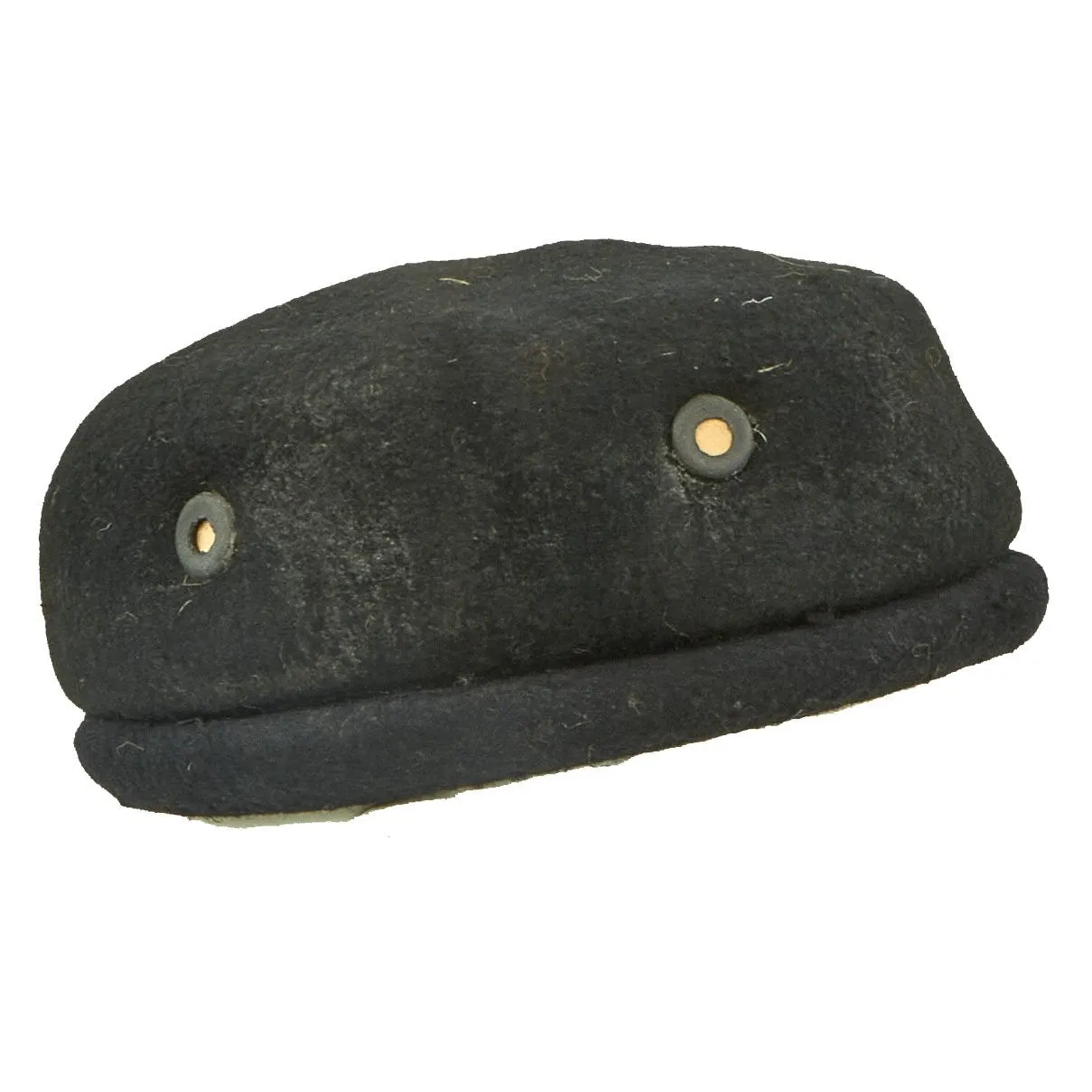 Rare 1940 M1934 Schutzmütze Panzer Beret - WWII German Protective Hat by Carl Halfar
