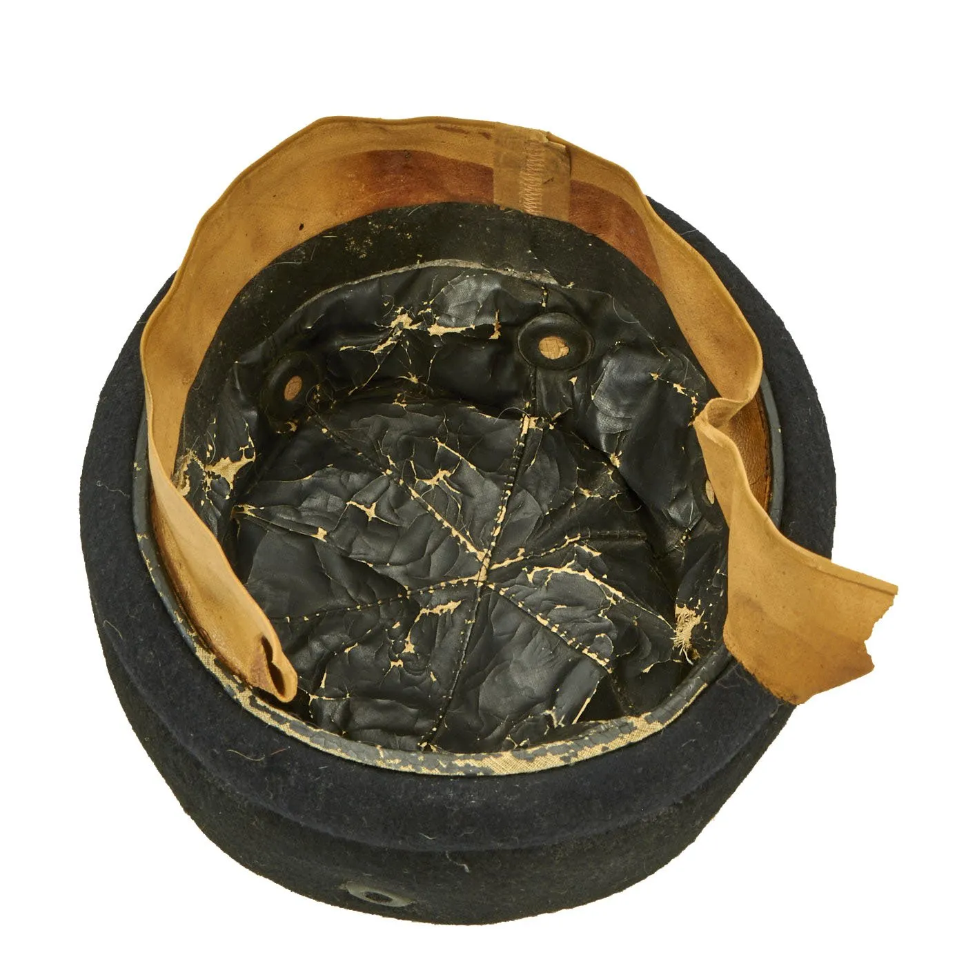 Rare 1940 M1934 Schutzmütze Panzer Beret - WWII German Protective Hat by Carl Halfar