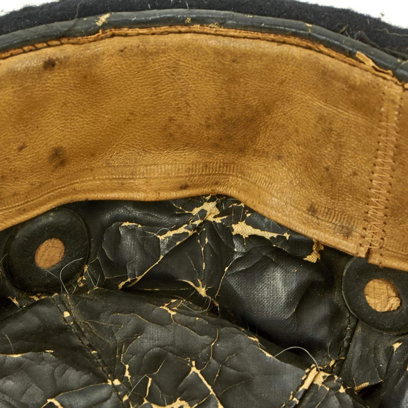 Rare 1940 M1934 Schutzmütze Panzer Beret - WWII German Protective Hat by Carl Halfar
