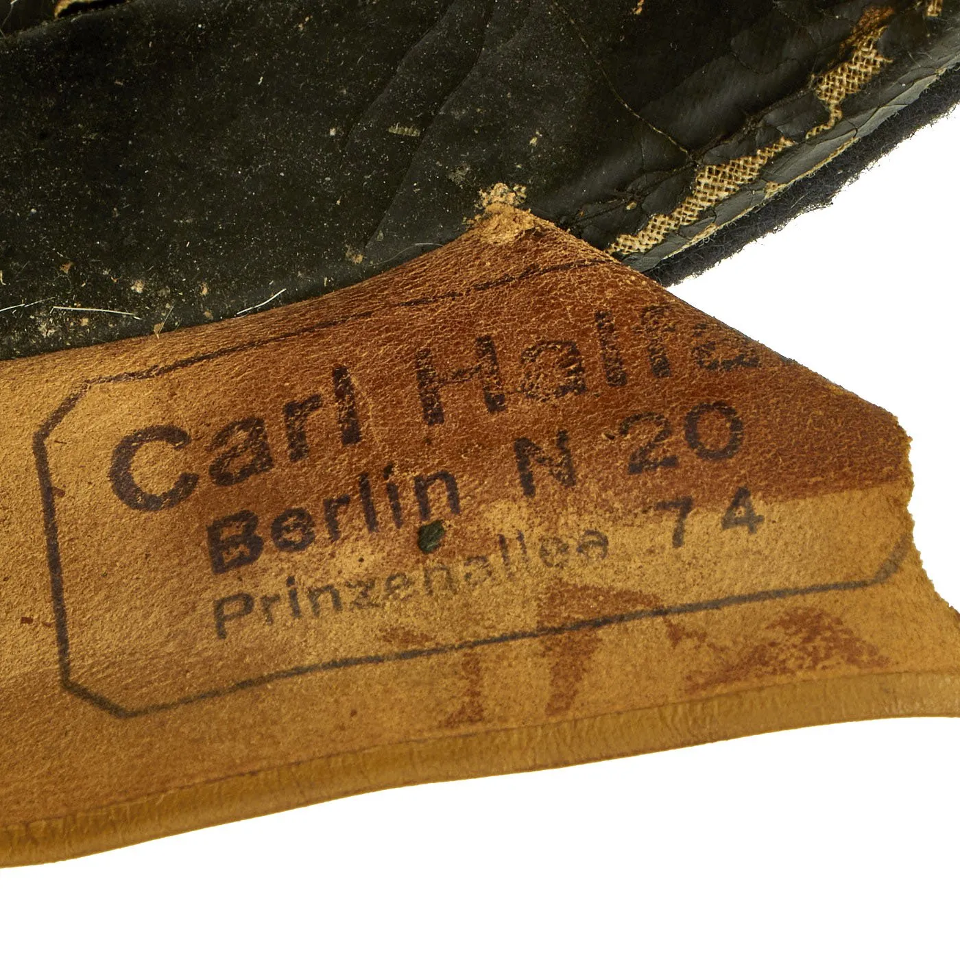 Rare 1940 M1934 Schutzmütze Panzer Beret - WWII German Protective Hat by Carl Halfar