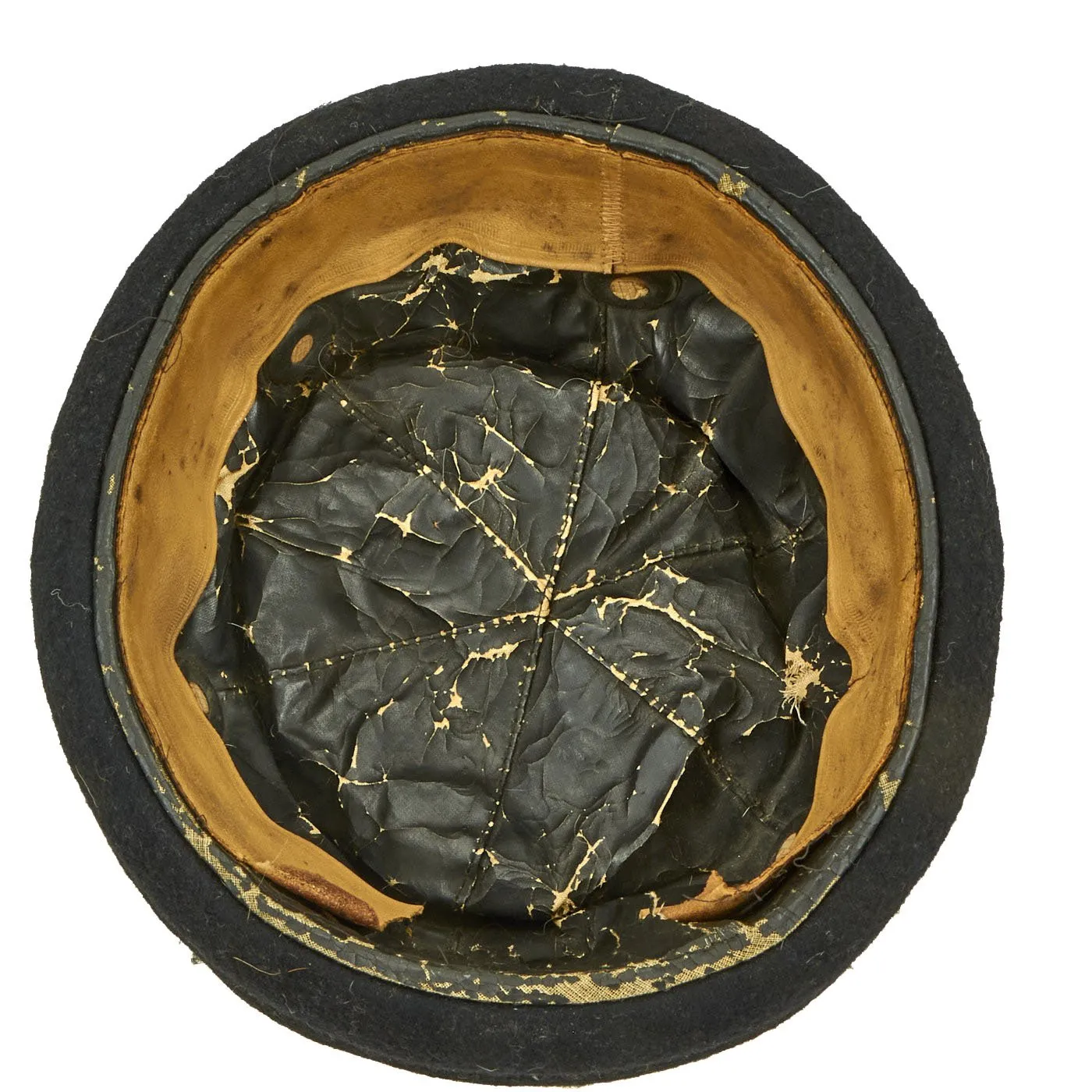 Rare 1940 M1934 Schutzmütze Panzer Beret - WWII German Protective Hat by Carl Halfar