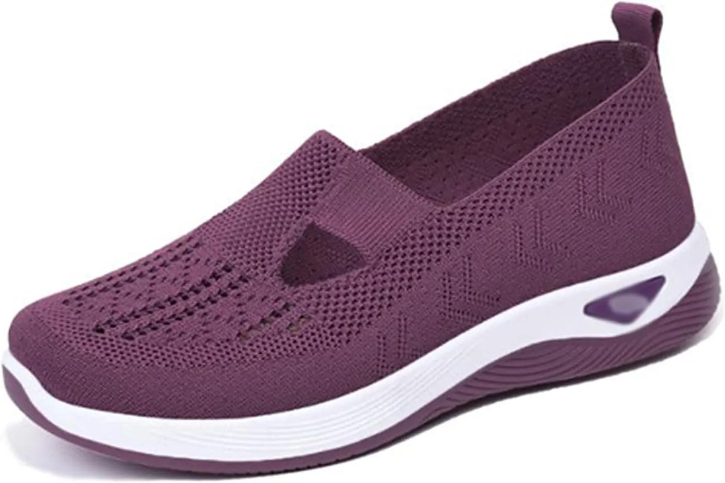 Orthowalkway Womens Shoes,Women's Comfortable Breathable Knitted Sneakers,Women's Woven Orthopedic Breathable Soft Shoes